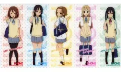 【中古】ブックカバー・しおり(キャラクター) けいおん!! 描き下ろしフィルムしおりセット 第2弾 夏服