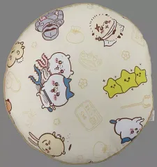 【中古】クッション・抱き枕・本体 集合(総柄/イエロー) クッション 「ちいかわ なんか小さくてかわいいやつ×しまむら」