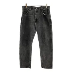RUSTLER ラスラー デニムパンツ ブラック(メンズ W36 L30)中古 古着 X2153