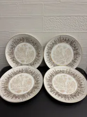 アンティークナルミチャイナ（NARUMI CHINA）お皿4枚セット
