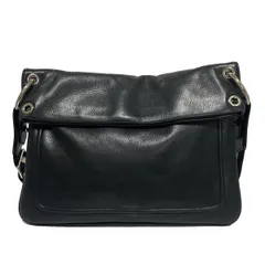 BALLY(バリー) ショルダーバッグ - 黒×アイボリー レザー