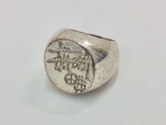 め*か様 old stussy リング　14号 希少 ステューシー OLD STUSSY ロゴリング L /XL - メルカリ