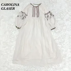 カロリナ グレイサー　刺繍ロングワンピース　BEAMS　ボリュームスリーブ　□