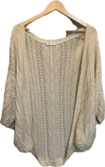 ヴィンテージ森ガール USミュージック アンド エコーロジー カーディガン アイボリー