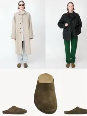 ザ・ロウst ヒューゴ スウェード スリッポン