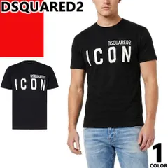 ディースクエアード DSQUARED2 Tシャツ メンズ 半袖 クルーネック 丸首 ロゴ ブランド 大きいサイズ プリント 綿 黒 ブラック ICON COOL T-SHIRT S79GC0003 S23009