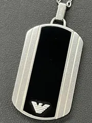 EMPORIO ARMANI エンポリオアルマーニ ドッグタグ ネックレス
