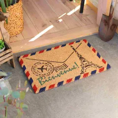 TMC　コイヤーマット エッフェル塔　12624-092　玄関外マット　ココナッツ繊維