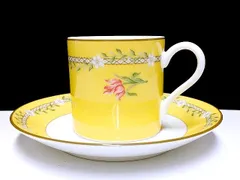 Tiffany&Co.(ティファニー) デミタスカップ＆ソーサー ピンクチューリップ柄 食器 ★