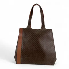 CELINE セリーヌ ヴィンテージ マカダム バッグ トリオンフ トートバッグ 中古品