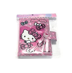 カミオジャパン シールバインダー サンリオキャラクターズ ハローキティ/ヒョウ柄 シール帳 シート10枚 307364