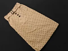 MAJESTIC LEGON マジェスティックレゴン コーデュロイ ドット ベルト付き ロング スカート sizeS/ベージュ ◇■ レディース