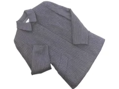 miss chloe ミスクロエ アンゴラ混 ストライプ ジャケット size38/グレー ◇■ レディース