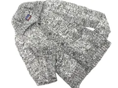 NICOLE CLUB ニコルクラブ ウール混 ケーブル編み カーディガン size46/グレー ◇■ メンズ