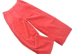CIAOPANIC チャオパニック コーデュロイ ワイド パンツ sizeF/赤 ◇■ レディース