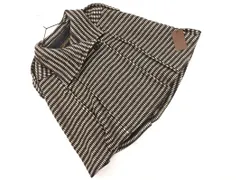 新品 ZARA WOMAN ザラ ウーマン 総柄 ケープ コート sizeM/茶ｘ白 ◇■ レディース