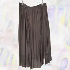 PROPORTION BODY DRESSING プロポーションボディドレッシング　プリーツスカート　ブラウン　レディース　ウエストゴム　3号