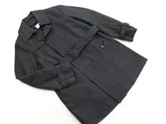 BEAMS HEART ビームスハート ウール100% ライナー付 グレンチェック コート size46/グレー ◇■ メンズ