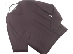 LANVIN ランバン ウール100% Vネック ニット セーター sizeLB/紫 ◇■ メンズのサムネイル