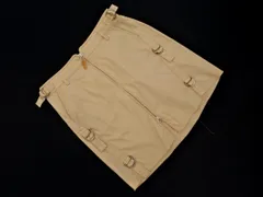 BURBERRY バーバリー BLUE LABEL ブルーレーベル ジップアップ タイト スカート size36/ベージュ ■■ レディース