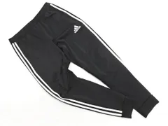 adidas アディダス 裏起毛 トラック パンツ sizeM/黒 ◇■ レディース