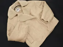 ZARA ザラ フェイクムートン ジャケット ショート コート sizeS/ベージュ ◇■ メンズ