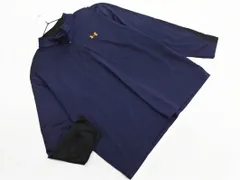UNDER ARMOUR アンダーアーマー ハーフジップ トレーニングウェア カットソー size3XL/紺 ◇■ メンズ