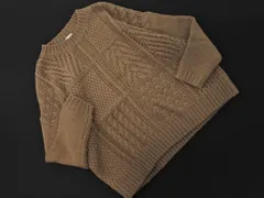 URBAN RESEARCH DOORS アーバンリサーチドアーズ 羊毛混 アラン ニット セーター sizeONE/ベージュ ◇■ レディース
