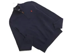 POLO RALPH LAUREN ポロ ラルフローレン ハーフジップ ハイネック ニット セーター sizeXS/紺 ◇■ メンズ