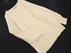 green label relaxing グリーンレーベルリラクシング ユナイテッドアローズ アルパカ混 ニット セーター アイボリー ◇■ レディース