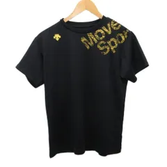 デサント DESCENTE 美品 Move Sport Tシャツ カットソー 半袖 黒 ブラック S