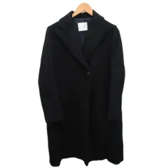 チノ CINOH Wool Chester Coat チェスターコート ウール アウター 17F005 黒 ブラック 36 約S ■TC