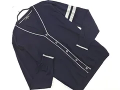 COMME CA ISM コムサイズム ウール混 カーディガン sizeL/紺 ◇■ メンズ