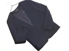 22 OCTOBRE 22 オクトーブル ノーカラー ジャケット size38/濃紺 ◇■ レディース