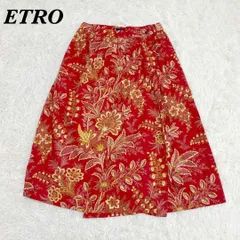 良品　ETRO エトロ　フレアスカート　総柄　ペイズリー柄　ウエストゴム　42 2026年最新】Etro レディース ロングスカートの人気アイテム - メルカリ