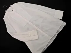 PLST プラステ バンドカラー チュニック ブラウス シャツ sizeL/白 ◇■ レディース