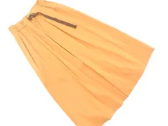 McGregor マックレガー フレア ロング スカート sizeM/ブラウン ■■ レディース