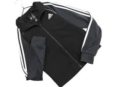 adidas アディダス トラック ジャケット sizeL/黒 ◇■ レディース