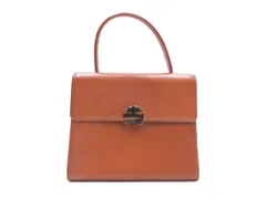 Ungaro ウンガロ レザー ハンド バッグ キャメル ■■ レディース