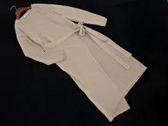 新品 Avan Lily アヴァンリリィ ウエストリボン ニット ワンピース sizeF/ベージュ ◇■ レディース