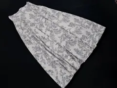 INGNI イング 花柄 ロング スカート sizeF/グレー ■■ レディース