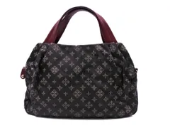 russet ラシット 総柄 モノグラム ハンド バッグ 茶 ■■ レディース