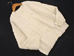 niko and ニコ アンド ケーブル編み カーディガン sizeL/白 ◇■ レディース