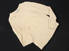 UNIQLO INES DE LA FRESSANGE ユニクロ イネス ケーブル編み ニット セーター sizeS/アイボリー ◇■ メンズ