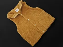 coen コーエン ボア フード ベスト sizeL/ベージュ ◇■ レディース