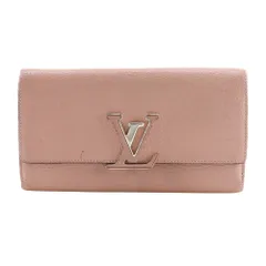 【LOUIS VUITTON】ルイ・ヴィトン ポルトフォイユ・カプシーヌ M61250 ×トリヨンレザー マグノリア ピンク MI4185 レディース 長財布