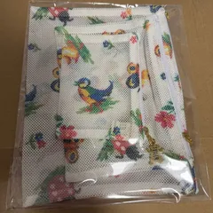 フェイラー　ハイジ　 メッシュポーチ ホワイト 【３点セット販売】