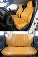 【M's】 160系 165系 プロボックス (2014.9-) Showa GARAGE オールドシリーズ シートカバー 1台分 イエローオーカー ショウワガレージ パーツ 部品 160 165 プロボックス バン ライトバン I00404 (※要在庫確認)