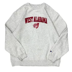 Champion WEST ALABAMA チャンピオン ウエスト アラバマ大学 カレッジ スウェット トレーナー ライトグレー XLサイズ No.EA108