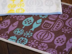 【在庫処分特価】ILLUMS（イルムス） ウォッシュタオル 2枚セット 北欧デザイン